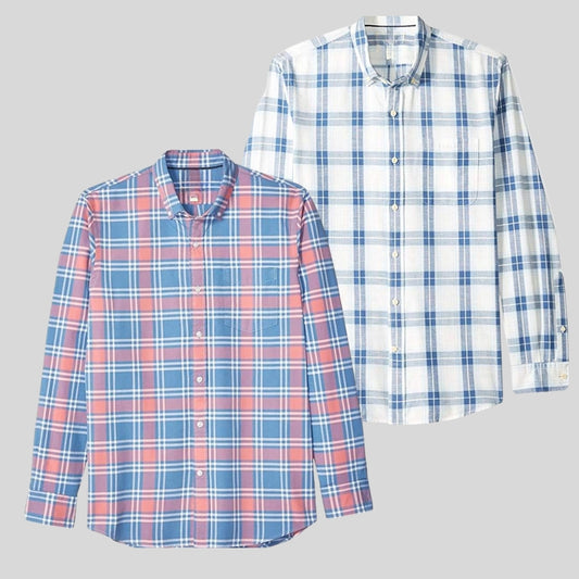 Men's Premium Check Shirt High Quality Combo