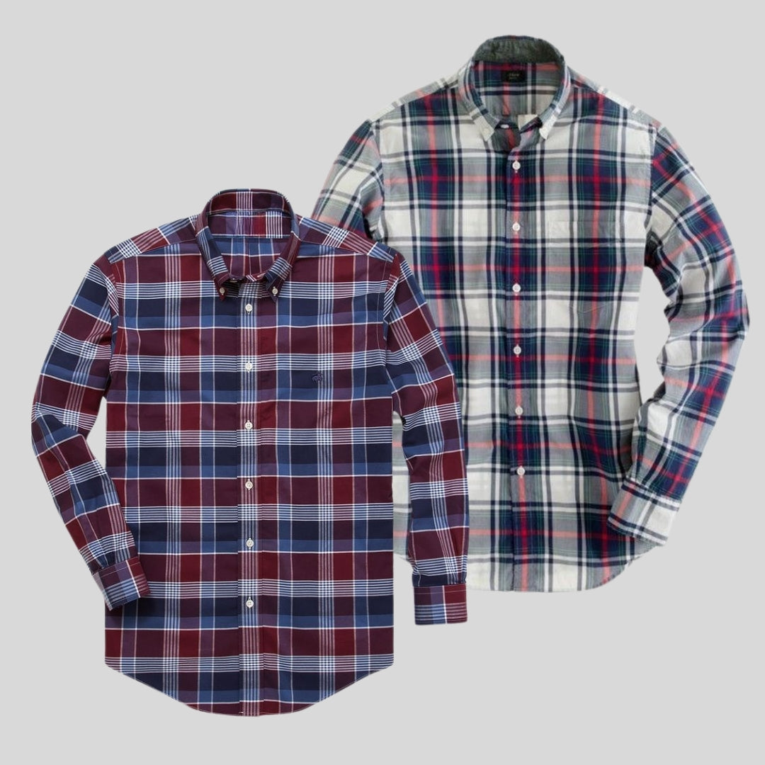 Men's Premium Check Shirt High Quality Combo