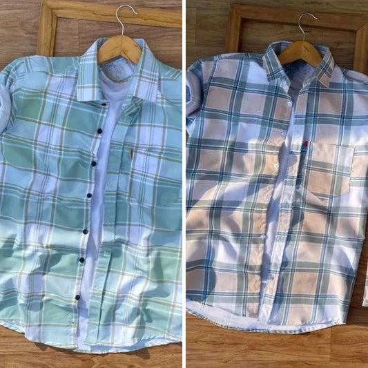 Men's Premium Check Shirt High Quality Combo