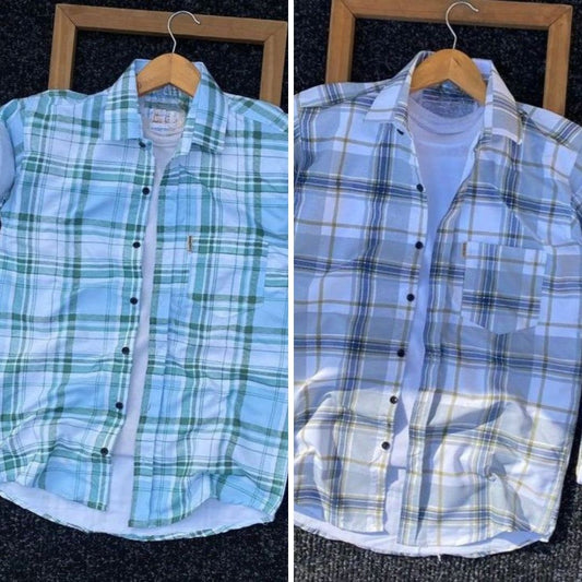 Men's Premium Check Shirt High Quality Combo